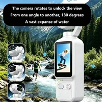 Lenovo HD 4K Action Camera 180° Rotatable Video Recording Entry Portable Action Camera For Vlog YouTube Tiktok Girls Record Life 2