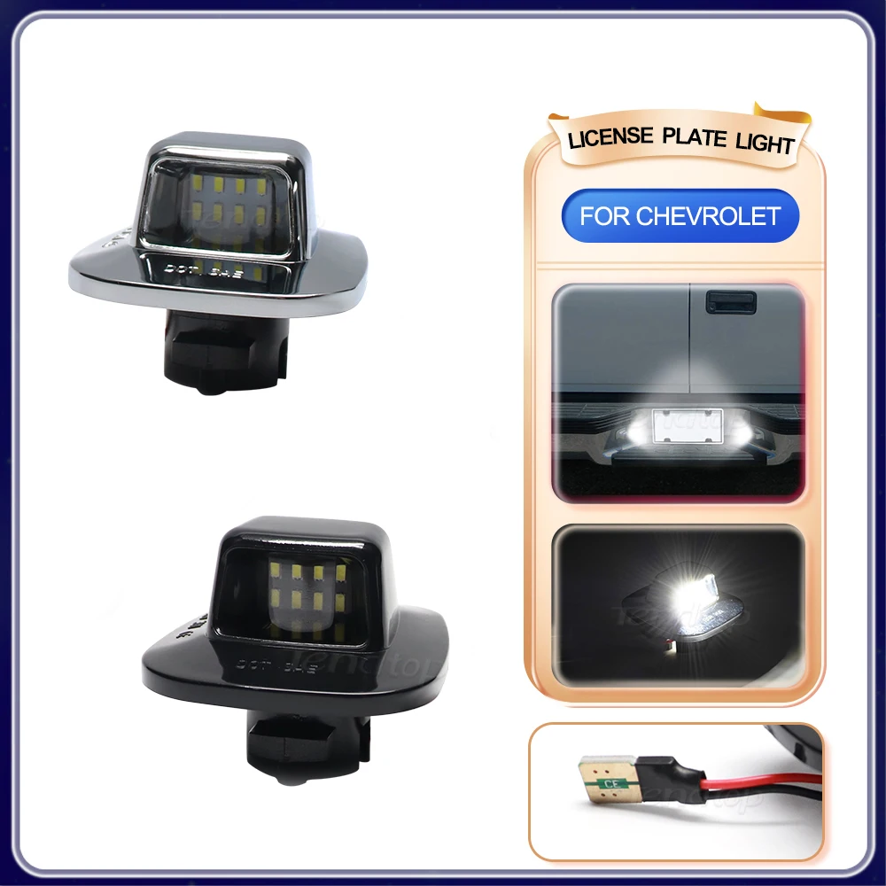 

2 шт. лампа с номером для Chevy C1500 C2500 C3500 K1500 K2500 K3500 Pickup Blazer GMC Tahoe светодиодный номерной знак
