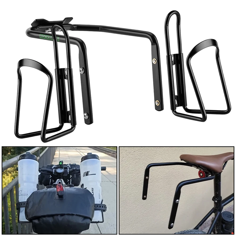 Bicycles Tail Saddle Bag Stabilizer Fixed Bracket Water Bottles Holder Aluminum Alloy Support Mount Biking Cycling Accessories