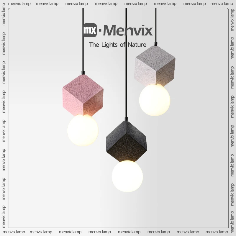 

Menvix Nordic Creative Pendant Lights Light Luxury Postmodern Personality Hanging Lamp Study Bedroom Bedside Led Chandelier