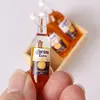1/6 Miniature Food Model Toys Mini Drink Beer With Box For Barbies OB11 Bjd Doll House Accessories Kids Pretend Play Store DIY 4