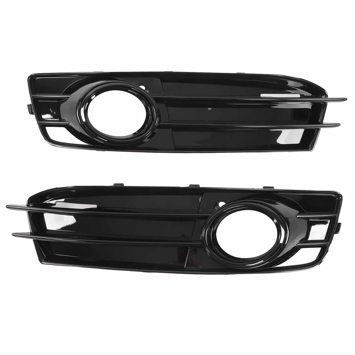 

Black Car Front Bumper Fog Light Mesh Grille for Audi A3 8P S-Line 2009-2012 Fog Lamp Grille Covers 8P0807681