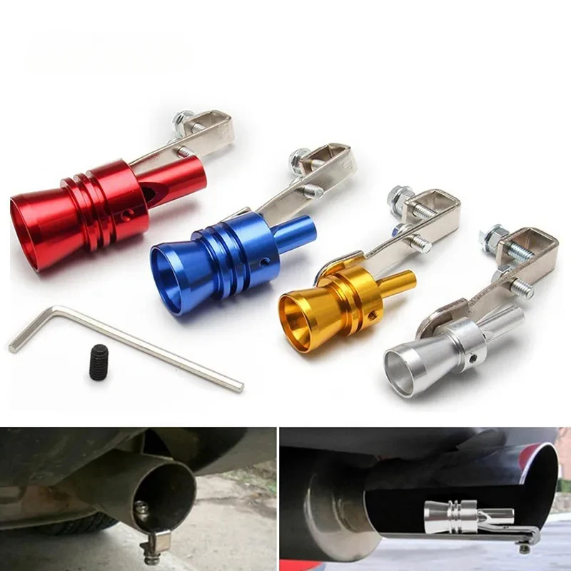 

Mufflers Universal Stainless Steel Car Turbo Sound Automatic Muffler Exhaust Pipe Blow-off Vale Professional Simulator