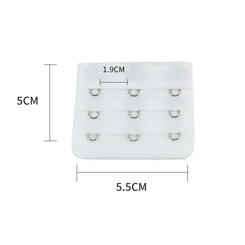 Bra extender 1/3 Pcs Bra Extenders Strap Extension 3 Hooks 3 Rows Underwear Adjustment Button Womens 5*5.5 Cm