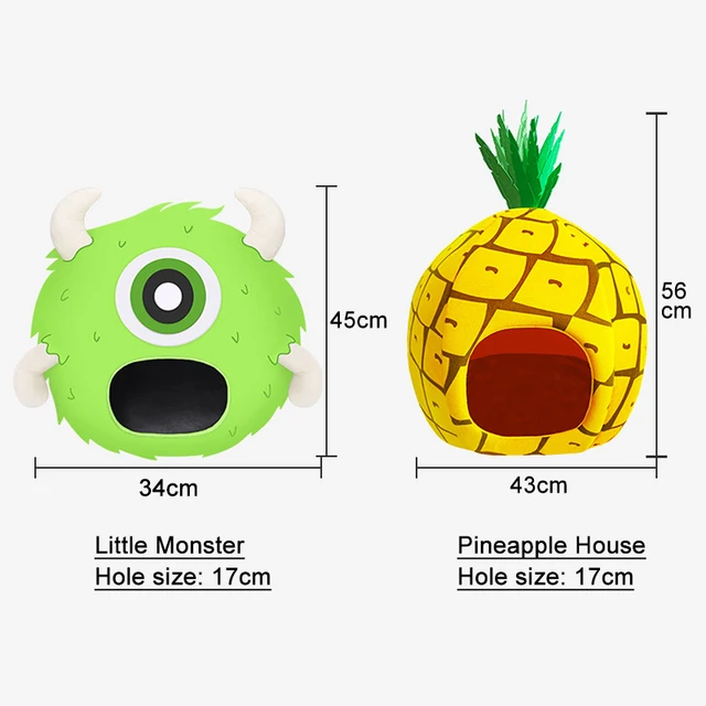 little monster and pineapple house