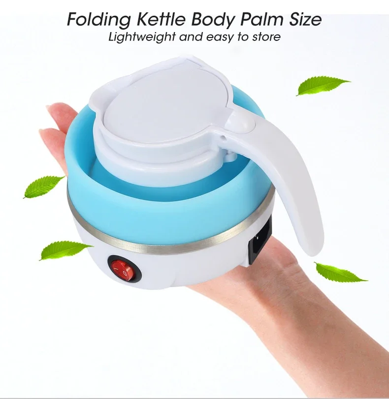 Travel Foldable Portable Kettle, Electric Tea Kettle with Temperature  Control and Auto Keep Warm, Portable Water Boiler,Collapsible Small Mini  Boiling