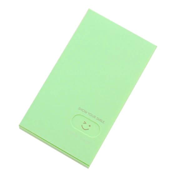 Creative Candy Color Smile Business Card Holder Organizer ID Credit Cards Case Bag Purse 120 Cards slots Office Supplies