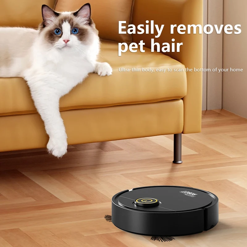 Smart Sweeping Robot Sweeping Suction Mopping 3-in-1 USB Rechargeable Vacuum Home Appliance For Floors Countertops Pet Hair - 3