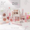 FLORTTE Makeup Set Narcissistic Lipstick Eye Shadow Powder Blusher Solid Lipgloss Makeup Gift Box 7pcs 2