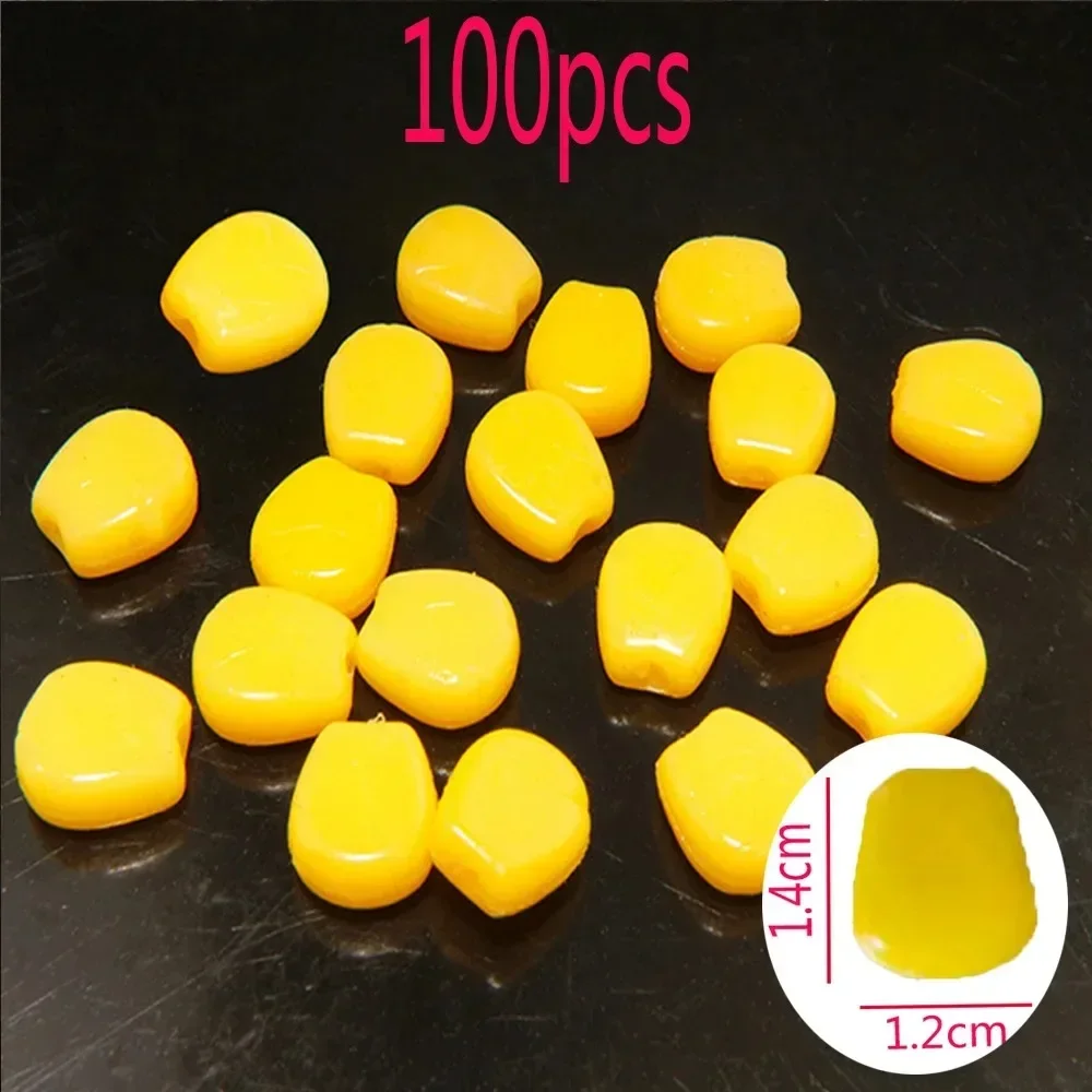 Carp Fishing Pop Ups Beads Fishing Beads Yellow Corn Flavored Bait Grasscarp Bait Floating Ball Accessories