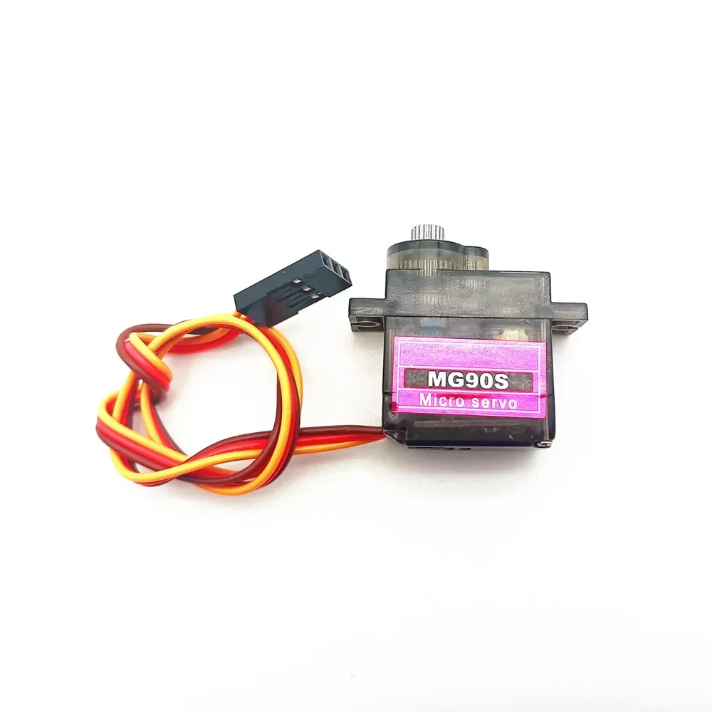 MG90S Servo 1/2/4/10/20/50 Pcs All Metal Gear 9g SG90 Upgraded Version For Helicopter Plane Boat Car Trex 450 RC Robot 180 360 image 2