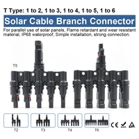 Connecteur de câble de panneau solaire 30A 1000V MC3/4, connecteur mâle femelle avec fusible à Diode solaire IP67 pour panneau séparateur solaire de branche T Y 3