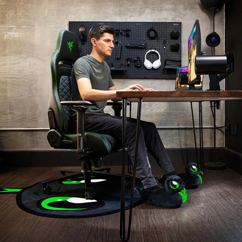 Razer Sneki Snek Chinelos de Pelúcia Interior Calçados Forro de Pelúcia Quente Sola Antiderrapante - Image 6