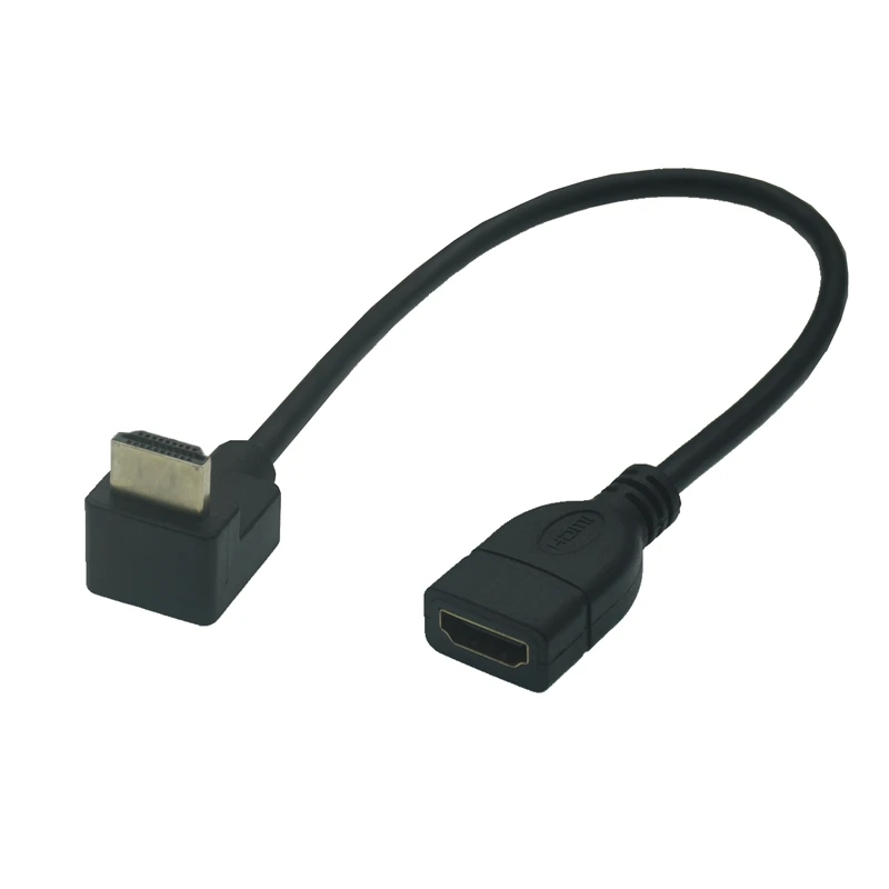 Фото Адаптер 15 см, 30 см, 50 см, 1 м, Двойной HDMI совместимый, вверх вниз, вправо, влево, угловой, HDTV кабель для DVD, PS3, ПК №5