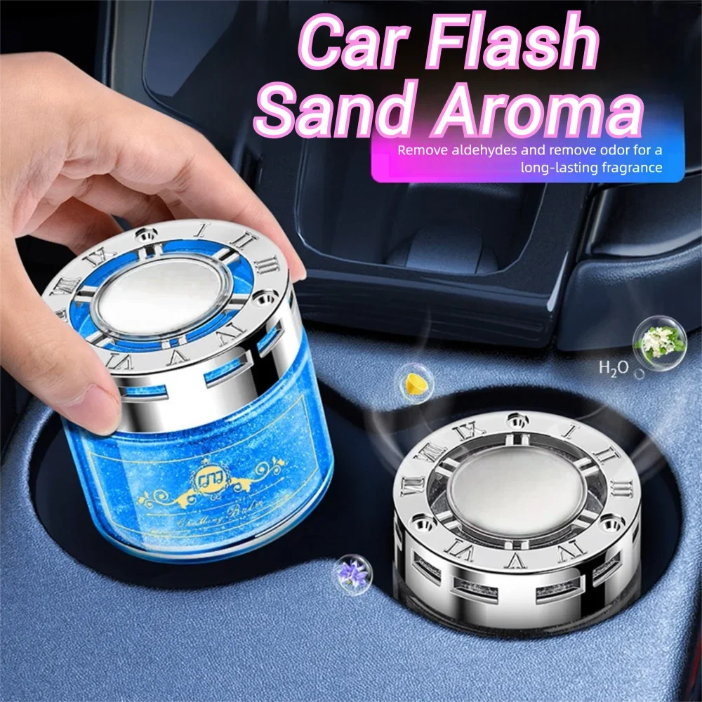 Car Aromatherapy Air Freshener with Solid Fragrance