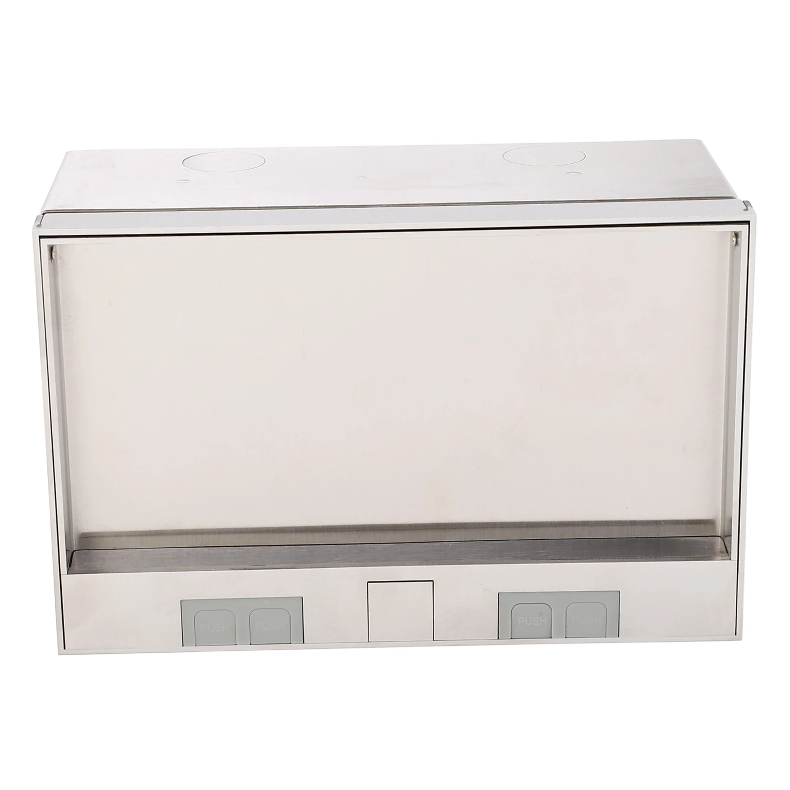 Recessed Floor Socket 4000W 3 Outlets Embedded Floor Receptacle Box for Office Hotel School