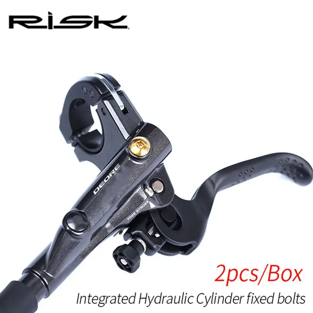 RISK Titanium Bicycle Screws Bike Lid Bolts Brake Lever Disc Fixed Screw Components