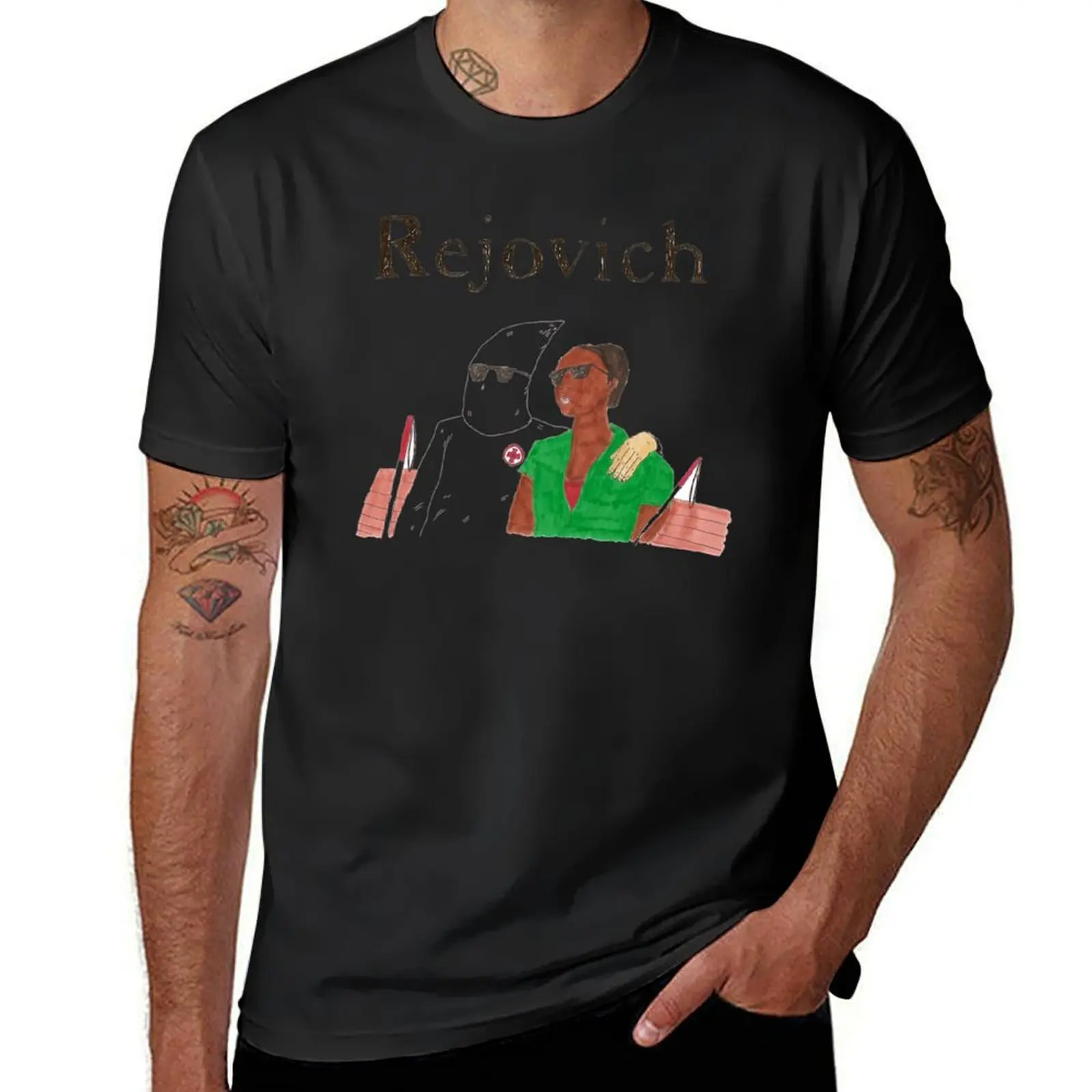 Rejjie Snow Et T-Shirt Short sleeve tee blacks kawaii clothes plus sizes t shirts for men pack