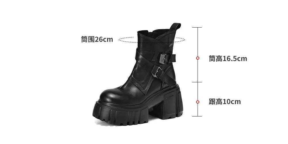 Original Fashion Genuine Leather Boots Detail 2