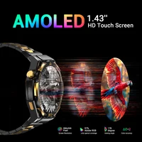 New Blackview W90 Pro GPS Smart Watch 1.43" HD AMOLED Display, 900mAh/ 20Days Standby Bluetooth Waterproof Sport Watch for Men - Image 3