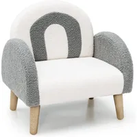 Kids Sofa,Toddler Armchair with Solid Wooden Frame Anti-Tipping Design Plush Fabric,Upholstered Children Chair for Kindergarten 1