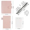 Moterm Luxe 2.0 Personal Size Planner with 30 MM Rings Binder Genuine Pebbled Grain Leather Notebook Diary Agenda Organizer 2