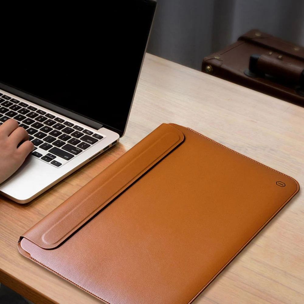 Wiwu-case Sleeve Laptop para Macbook Air 13 m2 Case Notebook de Couro A2681ultra-thin Macbook Pro 16 14 Bolsa do Portátil Impermeável - Imagem 6