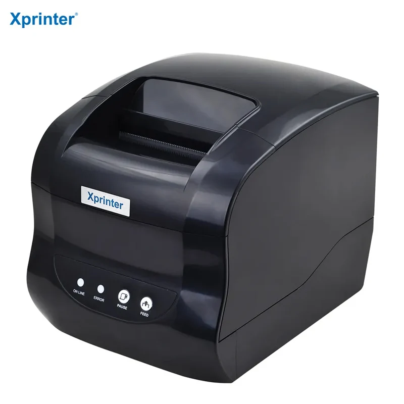 Xprinter XP-365B 3인치 열감 라벨 프린터 상점용 바코드 QR코드 스티커 영수증 프린터