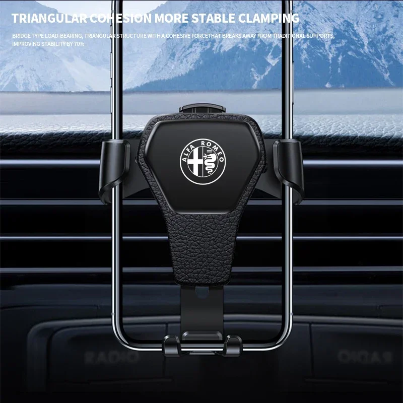 Gravity Car Air Vent Clip Mount for Smartphones and GPS Devices