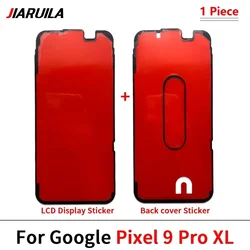 Durable Waterproof Sticker for LCD Screen Frame and Back Adhesive (Pixel 9 Pro XL A Set)
