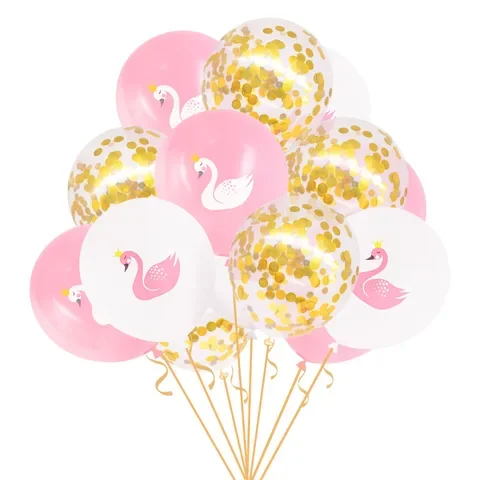 

Swan Latex Balloons 10/15pcs for Girl Birthday Party Wedding Decoration Baby Shower Party Supplies Air Helium Globos Kids Toy