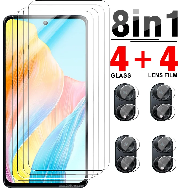 

Пленка для камеры 8 в 1, Защитное стекло для Oppo A38, A18, A78, A58, 4G, OppoA38, Защита экрана для Oppo A58, A78, 4G, A98, зеркальное закаленное стекло