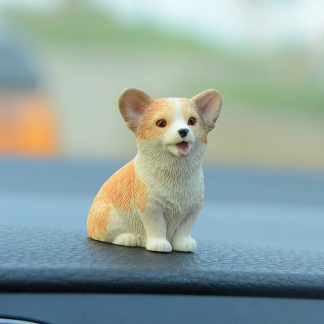 Car Accessories Decorate Exquisite Creative Mini Corgi Resin Doll Ornament  Auto Interior Cute Gift Tabletop Decoration Puppy - Ornaments - AliExpress