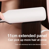 Lisseur à cheveux haute température, fer plat à plaques larges, ions plasma, revêtement à l'huile pour cheveux, pour femmes, stylistes et salons 2