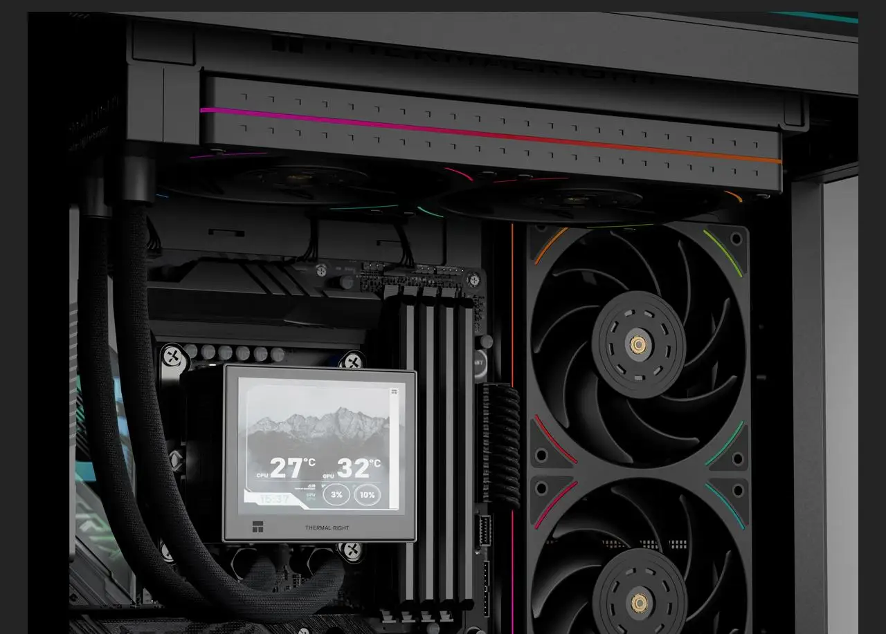 Thermalright TL-UB24 2 in 1 ARGB 240mm PWM PC Case Fan Quiet with High CFM 2150 RPM 59 Sbd5889a1a2864929b5573c00be121413f