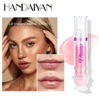 6 Color Lip Plumper Gloss Moisturizing Honey Oil Enhancer Transparent Shine Booster Makeup Beauty 2