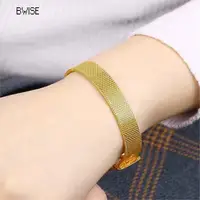 Bracelet plaqué or en acier inoxydable pour femme, bracelets de luxe, bijoux tendance, livraison gratuite 4
