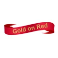 Gold on Red