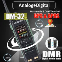 New BAOFENG DM32 Walkie Talkie DM-32 DMR Digital Radio GPS 10W Multi Band Wireless Copy Frequency USB-C SMS UV32 Ham 2 WayRadio 1