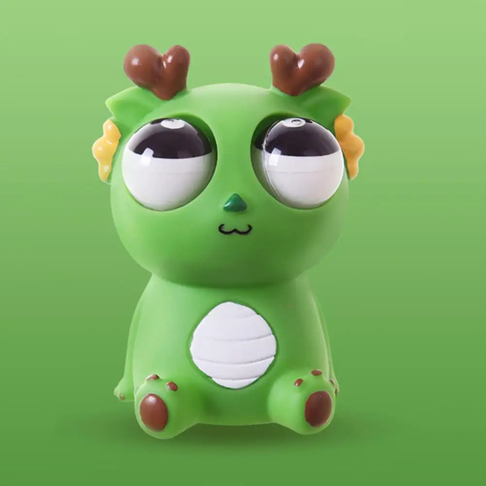 

Squeeze Fidget Toy Dragon Shape Fidget Toy for Adults Kids Stress Relief Eyeball Squeeze Toy Funny Doll for Anxiety for Stress