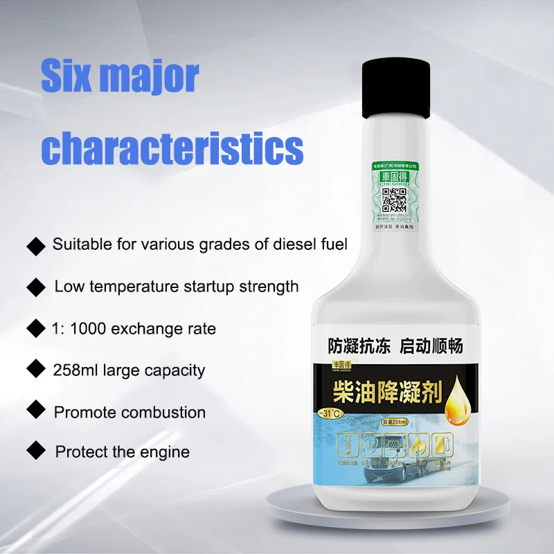 Professional Cold Weather Diesel Anti-Gel Additive High Performance Anti-Clouding Agent for Trucks Vehicles