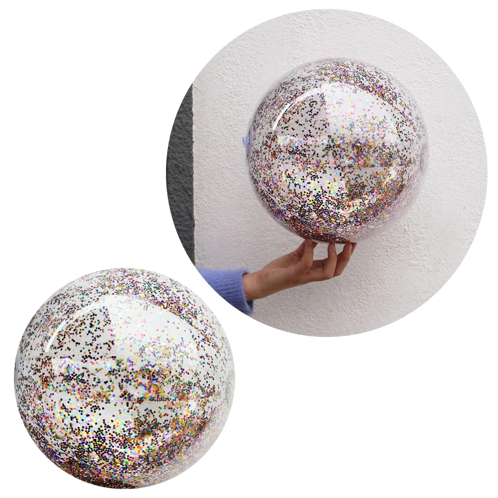 

Beach Ball Balls Pool Glitter Inflatable Party Sequin Swimming Kids Water Favors Bulk Toys Confetti Christmas Floating Games