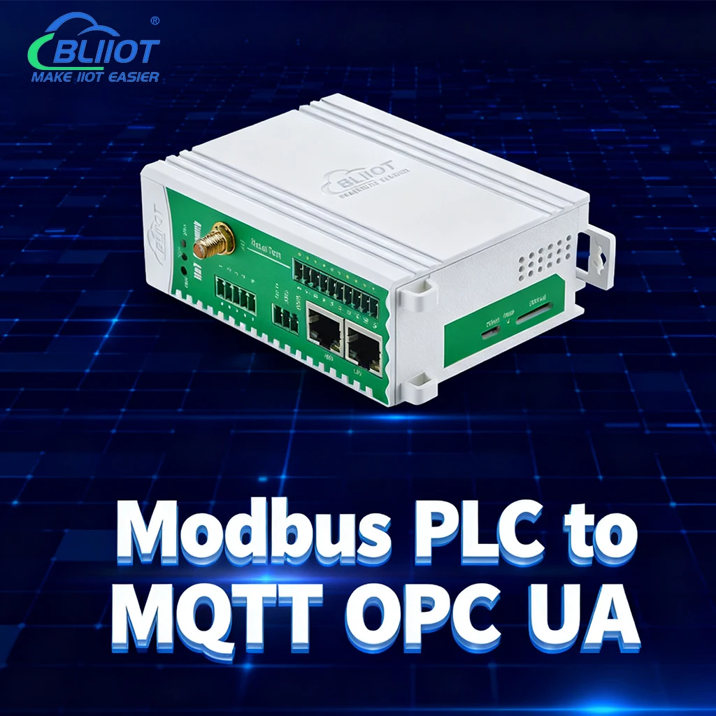 BLIIOT Modbus PLC para MQTT OPC UA Protocolo Gateway RS485/4G/WIFI ...