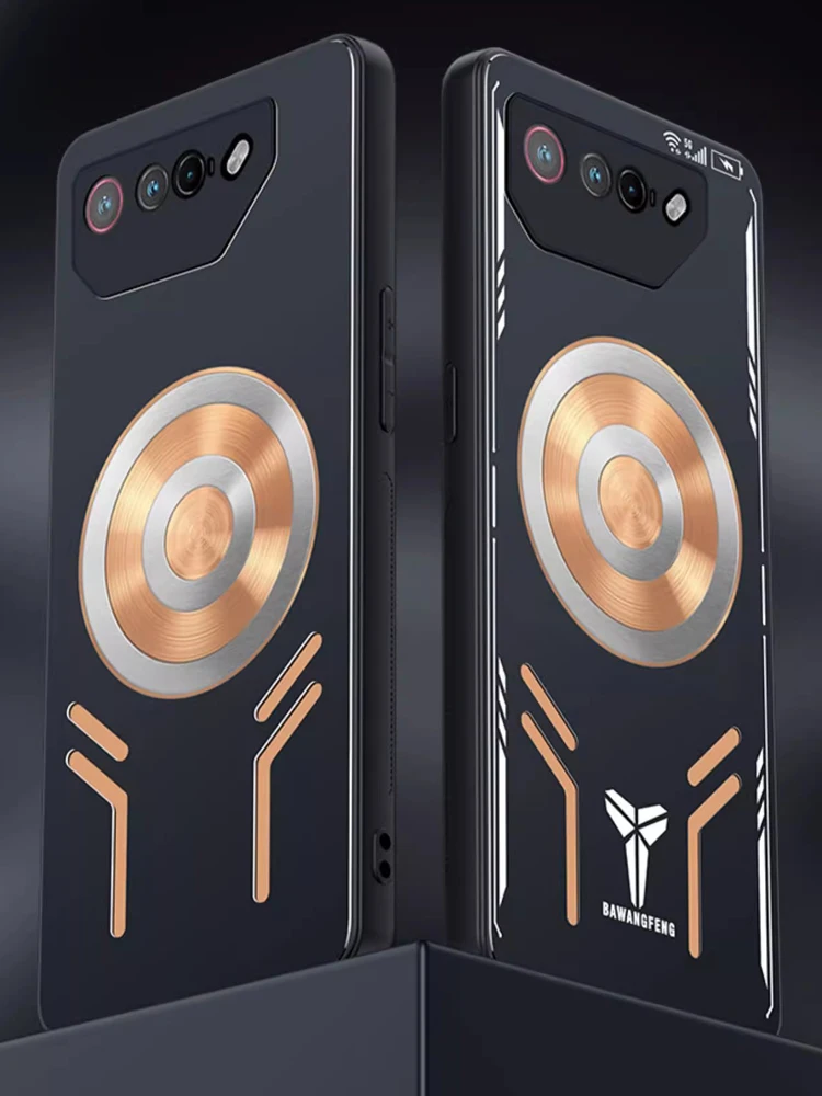 

Newest Aluminum Alloy Heat Dissipation Case ASUS Rog Phone 7 Ultra ROG 7 ROG 6 Pro Cases Graphene Cooling Red Copper Metal Cover