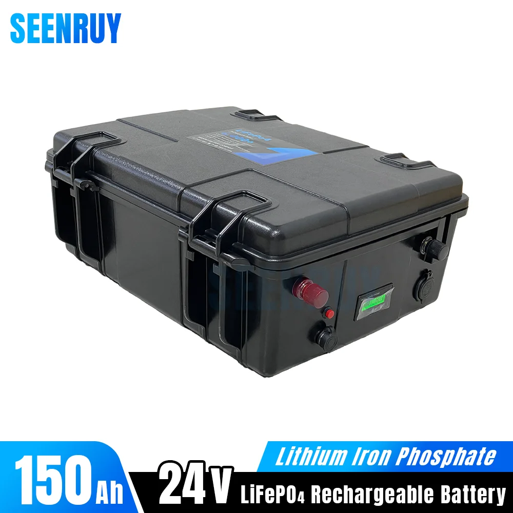 24V 150Ah Lifepo4 Battery Built-in BMS Lithium Iron Phosphate