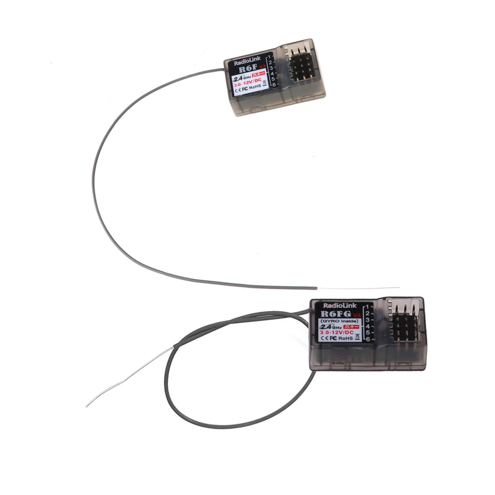 

6 Channel RX Radio Control RC Receiver Box for Toy Car Collector Model Supplies Novelty Protector for Climbing Car Parts