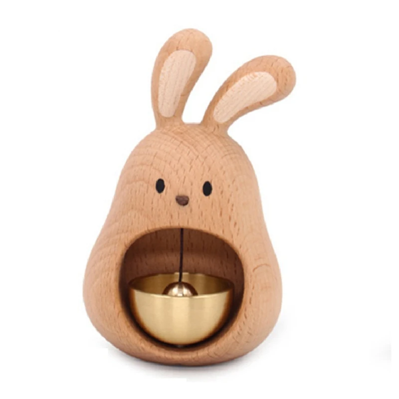 Decorative Wooden Bell, Shaped Hanging Bell, Shopkeepers Bell For Door Opening, Windows And Refrigerators
