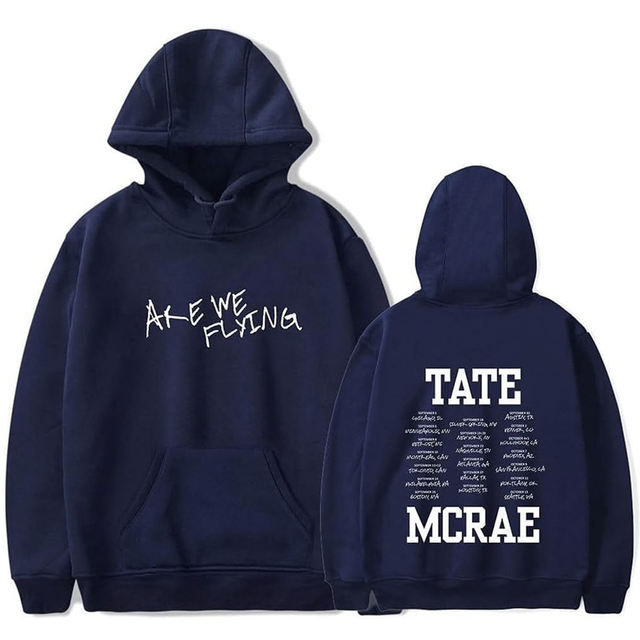 TATE MCRAE ARE WE FLYING THEMED HOODIE