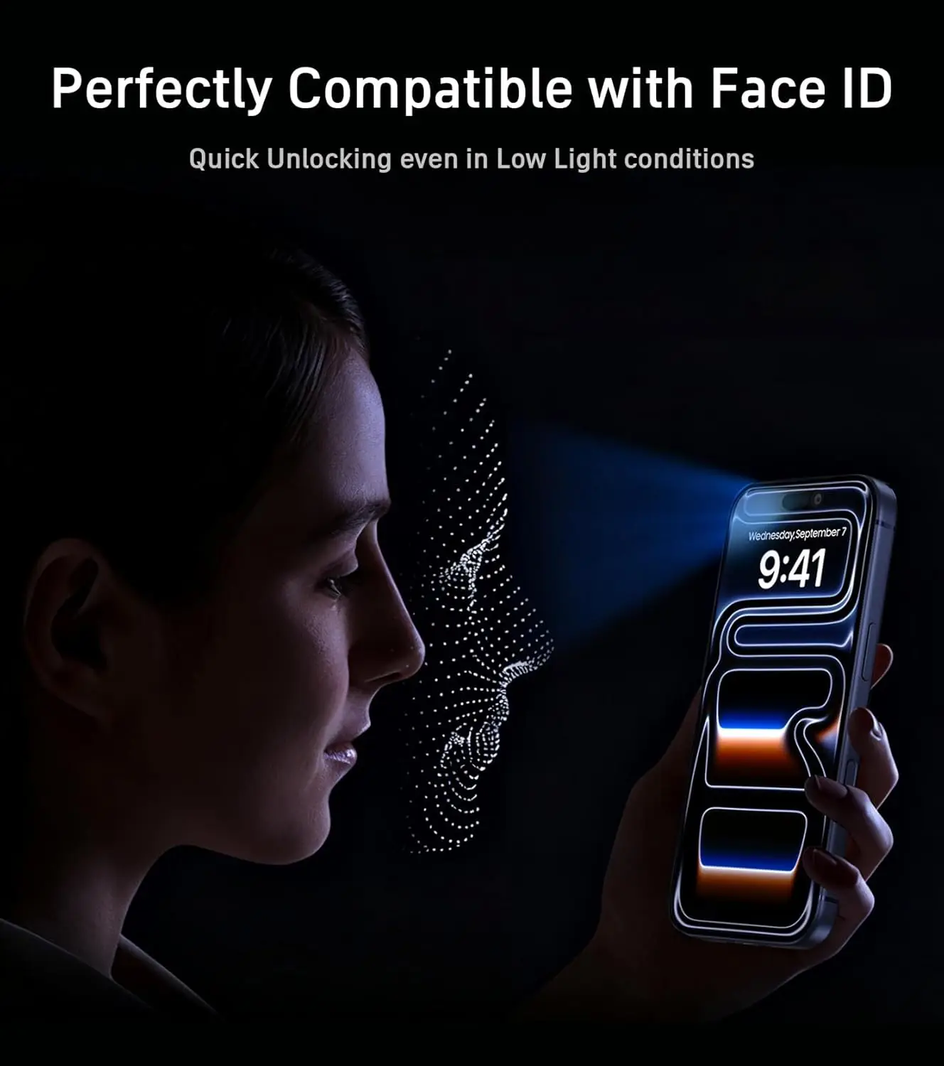 Enhanced Privacy Screen Protector - Easy Installation, Anti-Spy, Dust-Free, Tempered Glass, 9H Hardness (1/2/3 Pack)