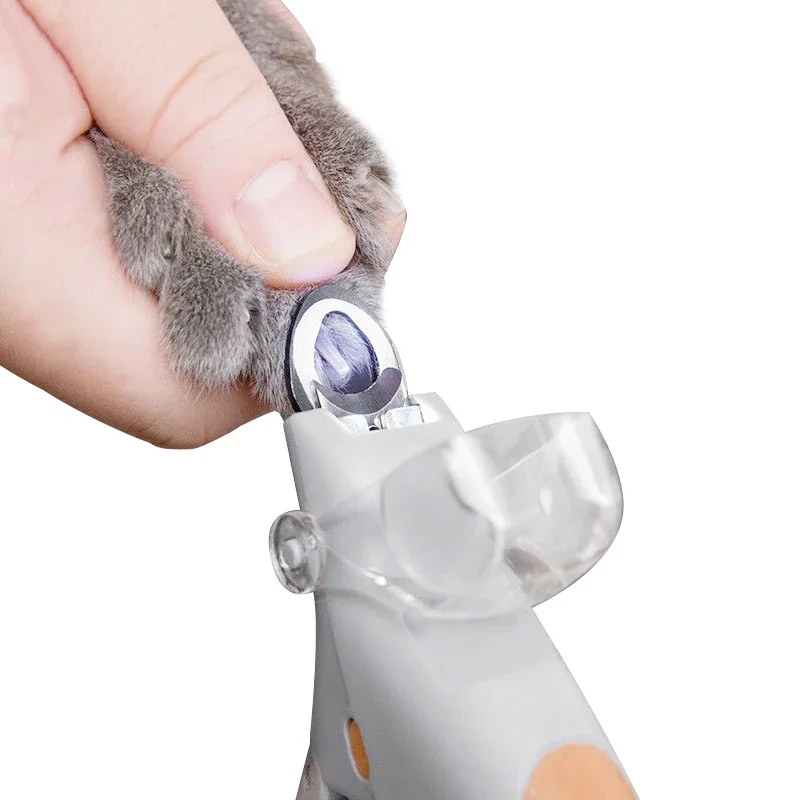 

Профессиональные ножницы для стрижки домашних животных, триммер со светодиодсветильник кой для когтей и собак